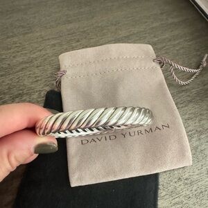 Sculpted David Yurman 7mm cable bracelet